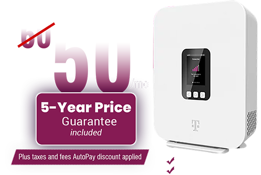 T-Mobile 5G Home Internet Gateway and Phone